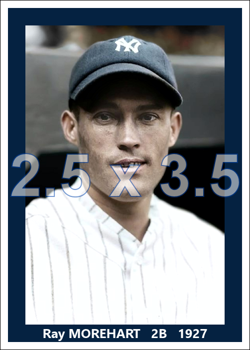 Ray Morehart - 1927 New York Yankees - choose a size & style