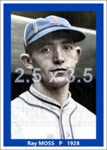 Ray Moss - 1928 Brooklyn Robins - choose a size & style