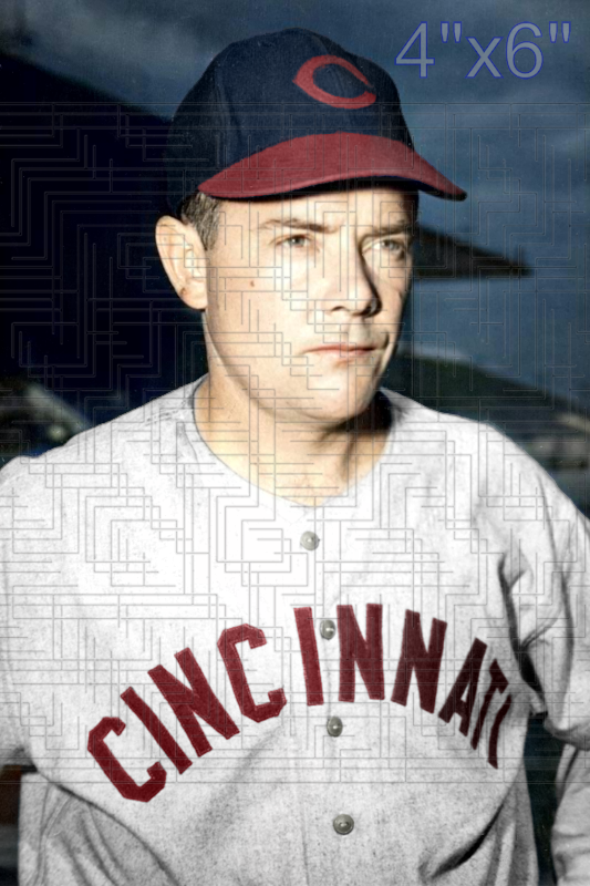 Ray Mueller - 1943 Cincinnati Reds - choose a size & style