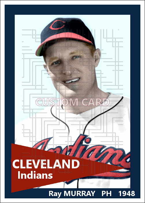 Ray Murray - 1948 Cleveland Indians - choose a size & style