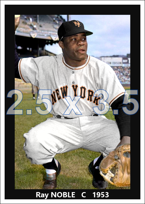 Ray Noble - 1953 New York Giants - choose a size & style