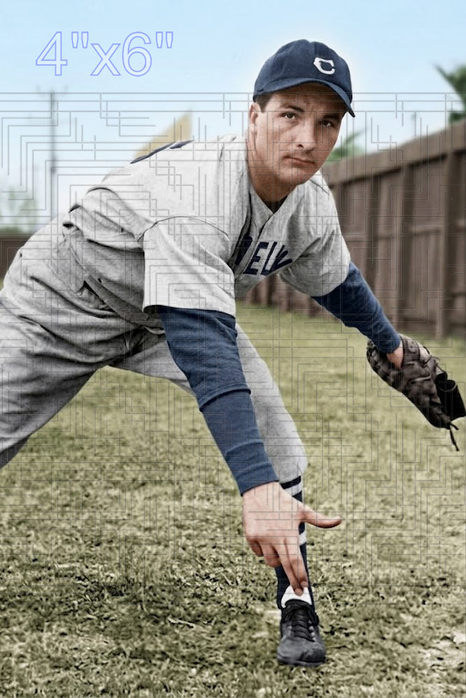 Ray Poat - 1942 Cleveland Indians - choose a size & style