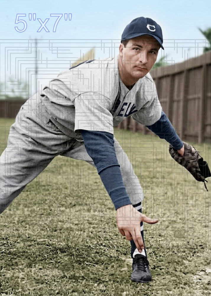 Ray Poat - 1942 Cleveland Indians - choose a size & style