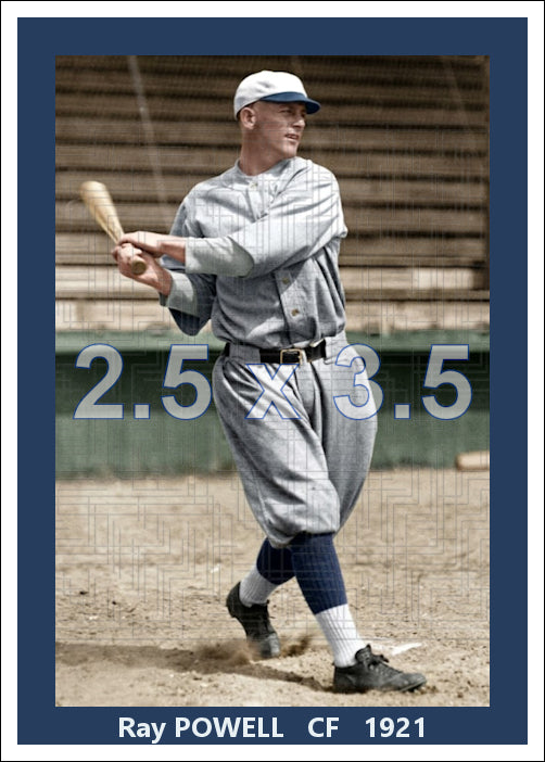 Ray Powell - 1921 Boston Braves - choose a size & style