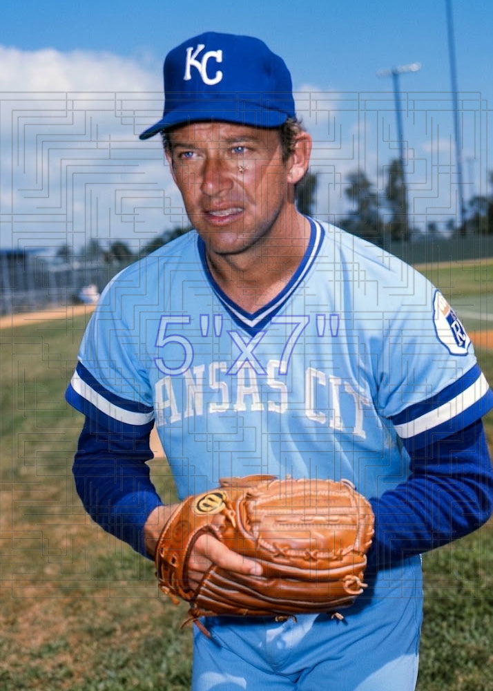Ray Sadecki - 1976 Kansas City Royals - choose a size & style