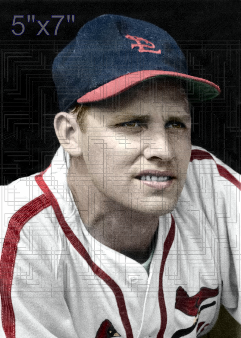 Ray Sanders - 1942-45 St. Louis Cardinals - choose a size & style