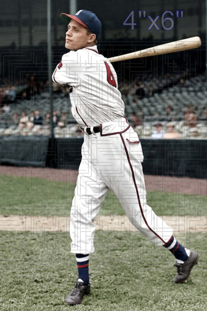 Ray Sanders - 1946 Boston Braves - choose a size & style