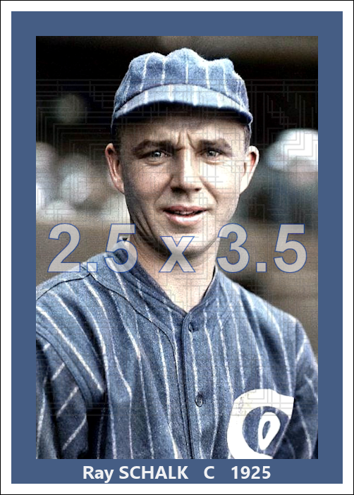 Ray Schalk - 1925 Chicago White Sox - choose a size & style