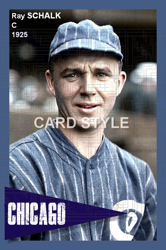 Ray Schalk - 1925 Chicago White Sox - choose a size & style