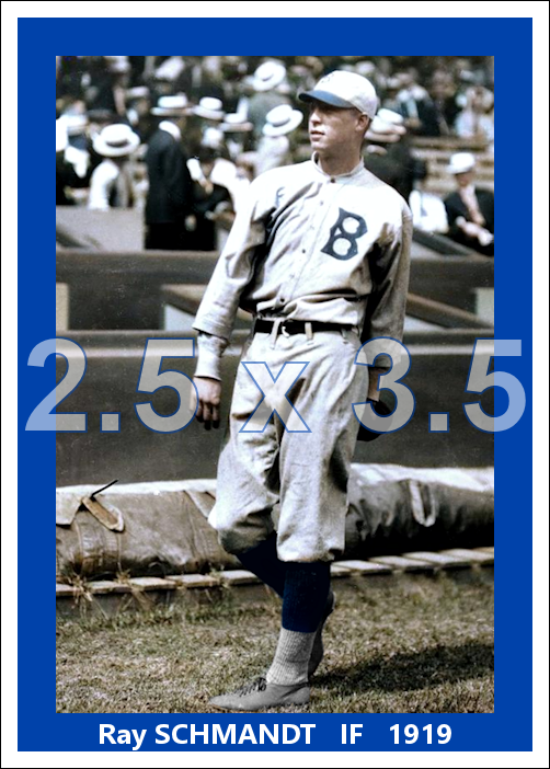 Ray Schmandt - 1919 Brooklyn Robins - choose a size & style