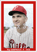 Ray Semproch - 1958 Philadelphia Phillies - choose a size & style