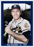 Ray Shearer - 1957 Milwaukee Braves - choose a size & style