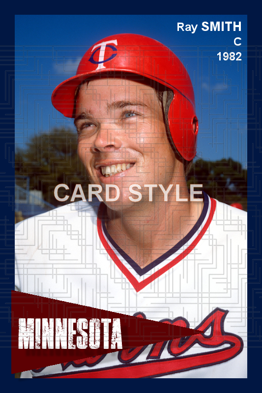 Ray Smith - 1982 Minnesota Twins - choose a size & style