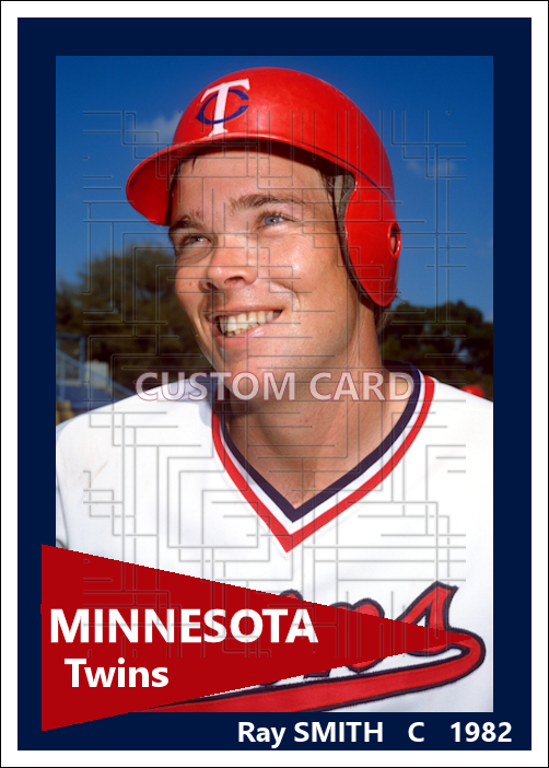 Ray Smith - 1982 Minnesota Twins - choose a size & style