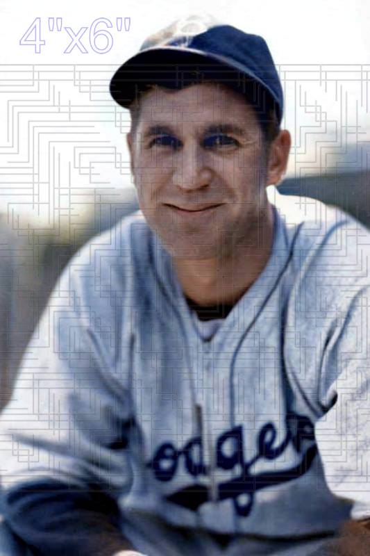 Ray Thomas - 1938 Brooklyn Dodgers - choose a size & style