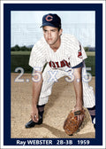 Ray Webster - 1959 Cleveland Indians - choose a size & style