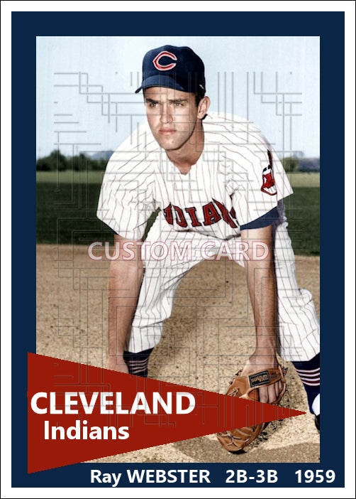 Ray Webster - 1959 Cleveland Indians - choose a size & style