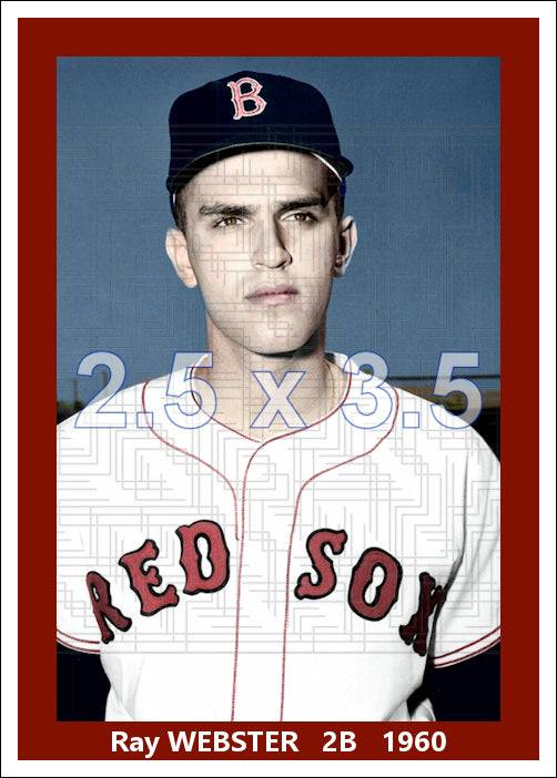 Ray Webster - 1960 Boston Red Sox - choose a size & style