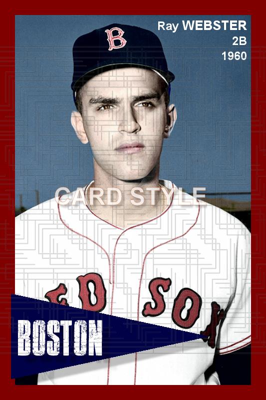 Ray Webster - 1960 Boston Red Sox - choose a size & style
