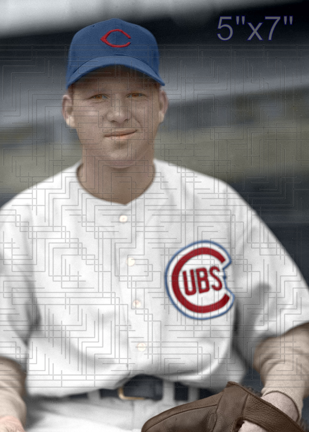 Red Adams - 1946 Chicago Cubs - choose a size & style