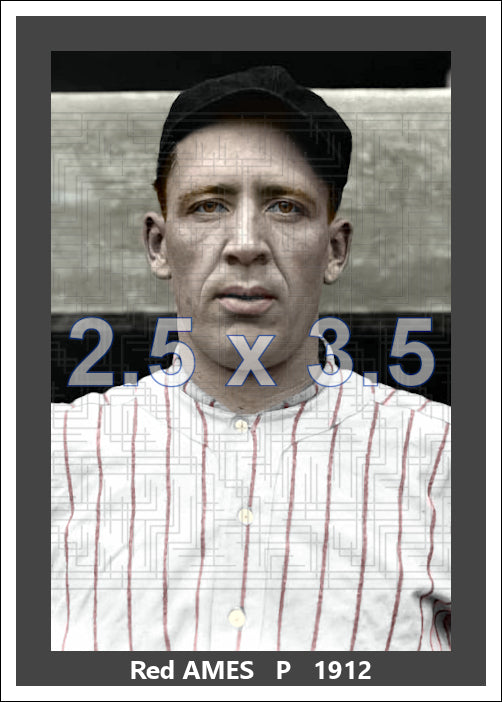 Red Ames - 1912 New York Giants - choose a size & style