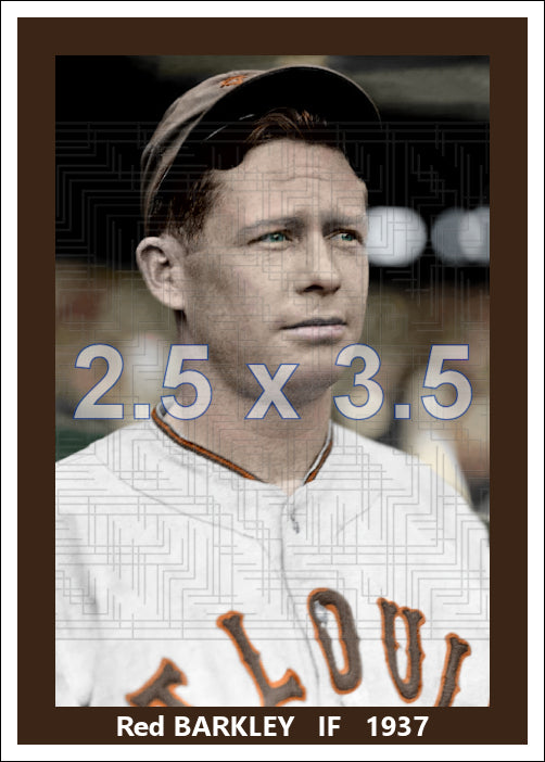 Red Barkley - 1937 St. Louis Browns - choose a size & style