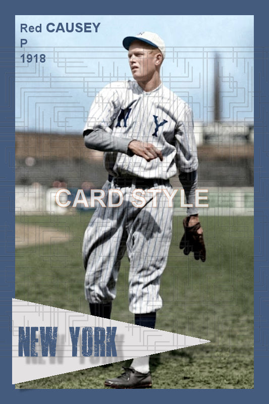 Red Causey - 1918 New York Giants - choose a size & style