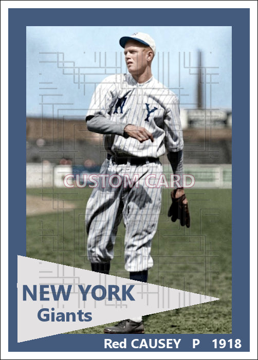 Red Causey - 1918 New York Giants - choose a size & style