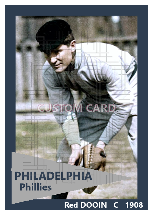 Red Dooin - 1908 Philadelphia Phillies - choose a size & style
