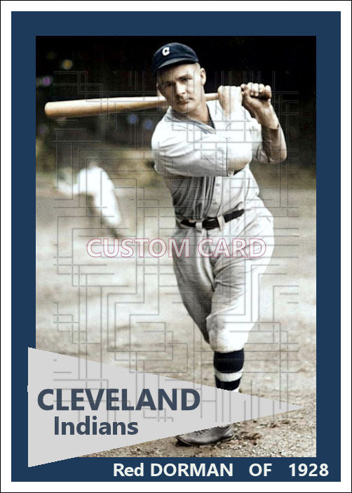 Red Dorman - 1928 Cleveland Indians - choose a size & style