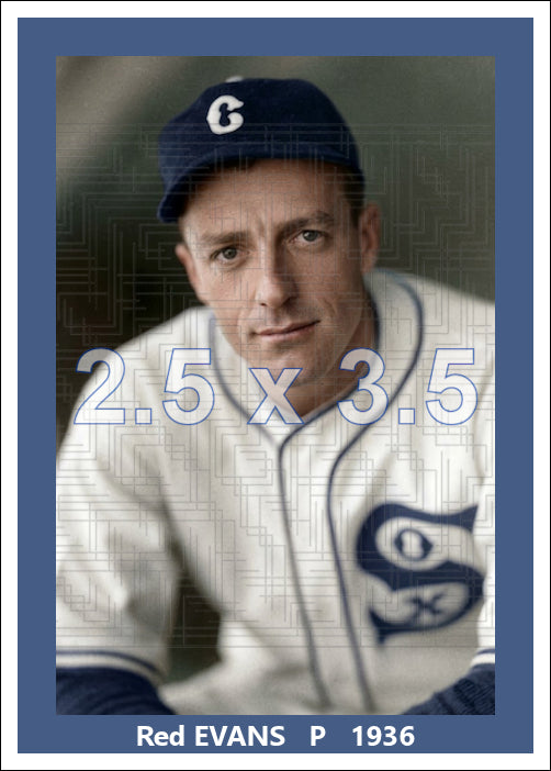 Red Evans - 1936 Chicago White Sox - choose a size & style