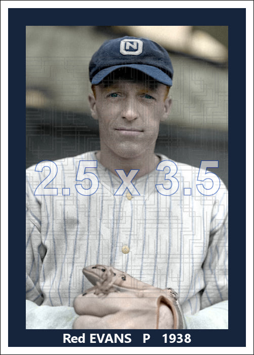 Red Evans - 1938 New Orleans Pelicans - choose a size & style