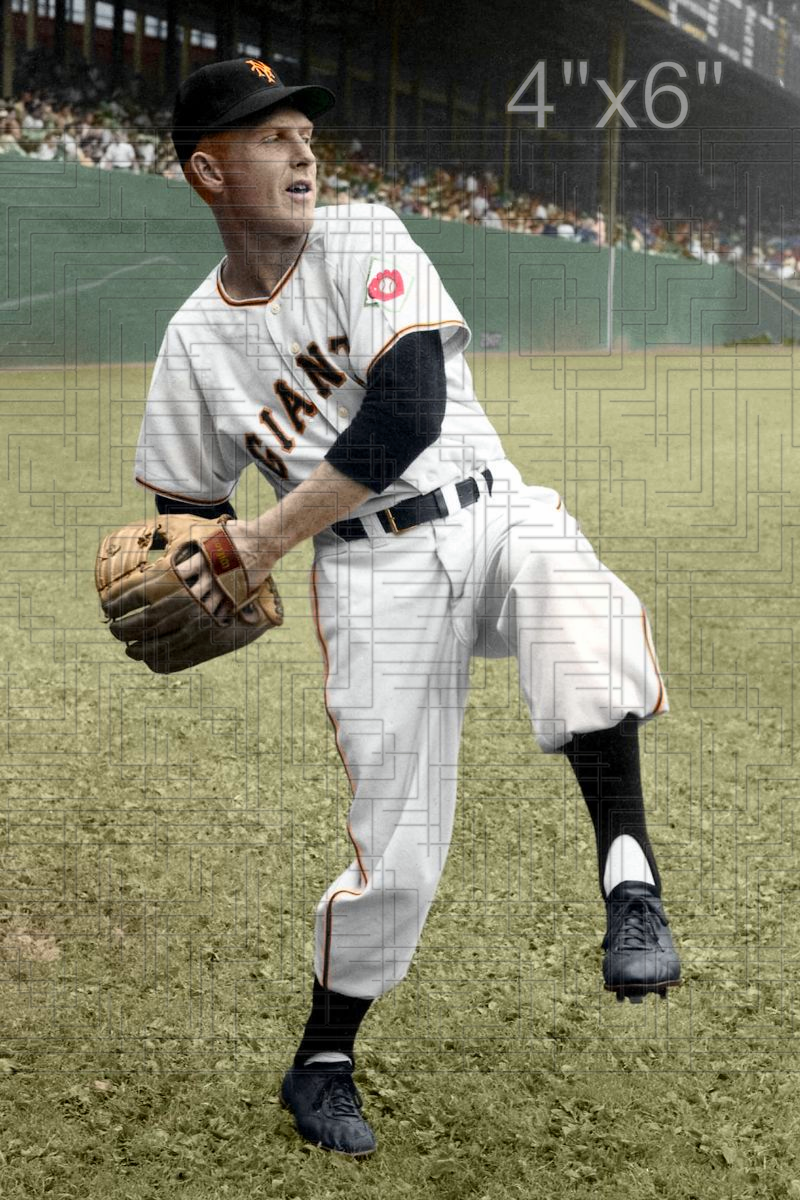 Red Hardy - 1951 New York Giants - choose a size & style
