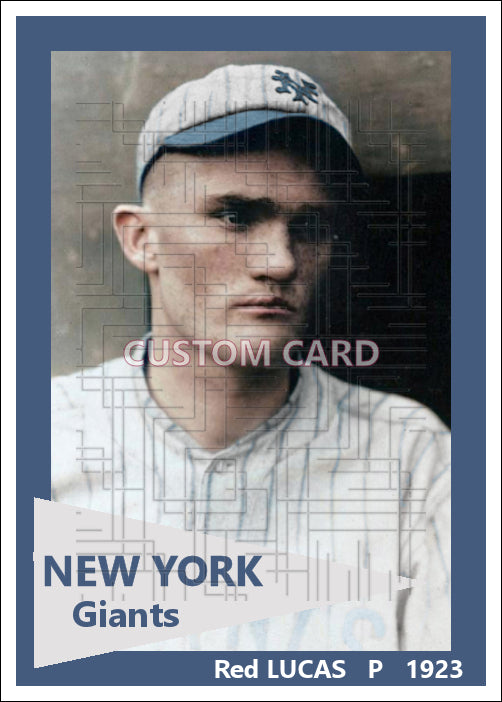 Red Lucas - 1923 New York Giants - choose a size & style