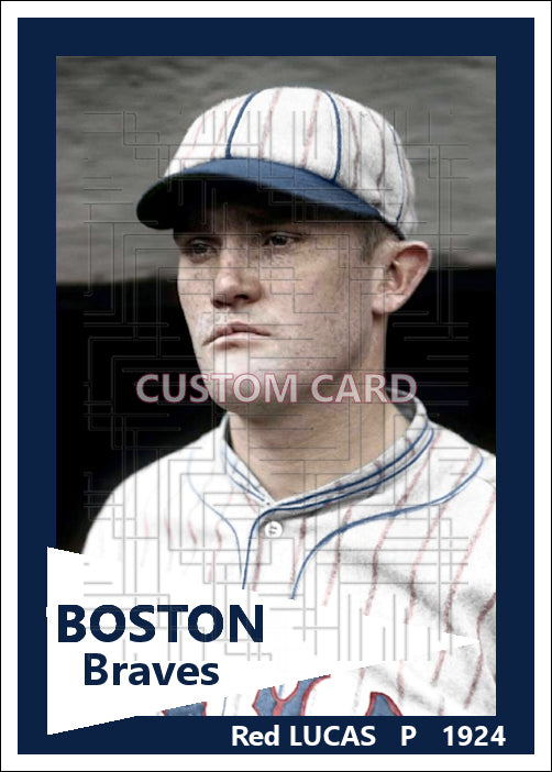 Red Lucas - 1924 Boston Braves - choose a size & style