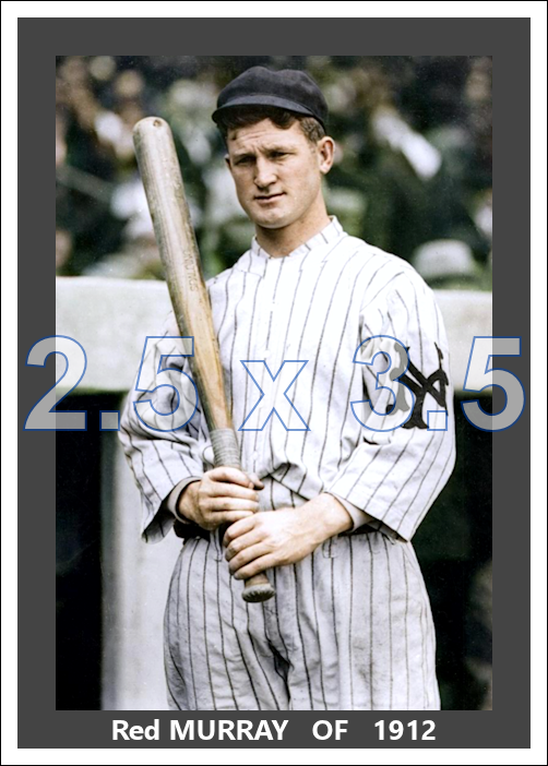 Red Murray - 1912 New York Giants - choose a size & style