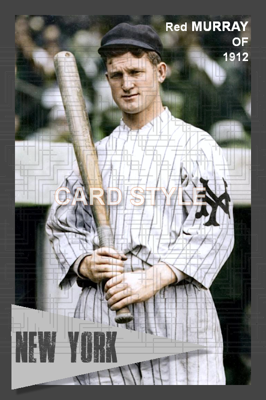 Red Murray - 1912 New York Giants - choose a size & style