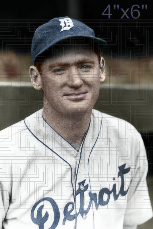 Red Phillips - 1936 Detroit Tigers - choose a size & style