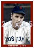 Red Steiner - 1945 Boston Red Sox - choose a size & style