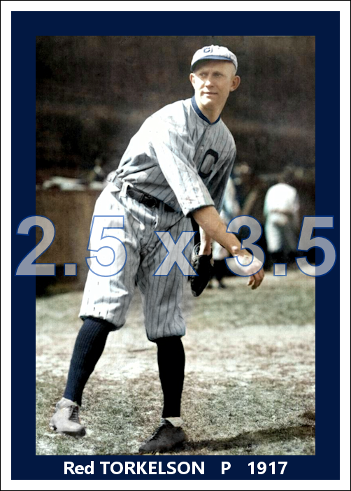 Red Torkelson - 1917 Cleveland Indians - choose a size & style