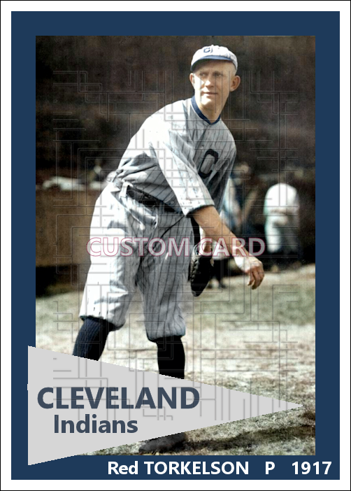 Red Torkelson - 1917 Cleveland Indians - choose a size & style