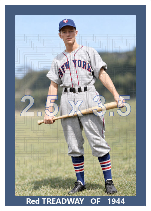 Red Treadway - 1944 New York Giants - choose a size & style