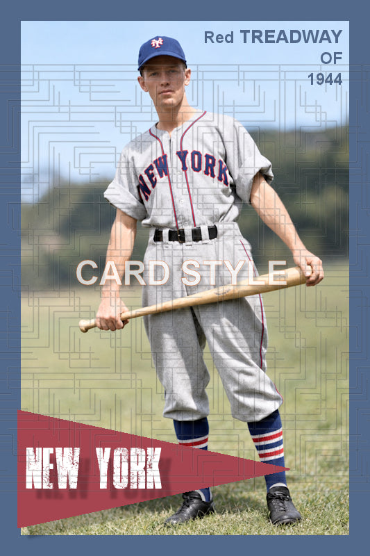 Red Treadway - 1944 New York Giants - choose a size & style