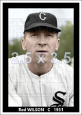 Red Wilson - 1951 Chicago White Sox - choose a size & style