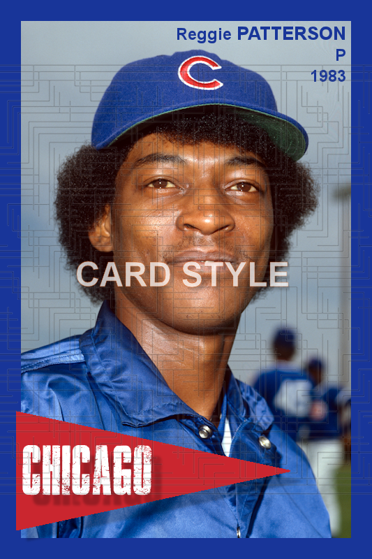 Reggie Patterson - 1983 Chicago Cubs - choose a size & style