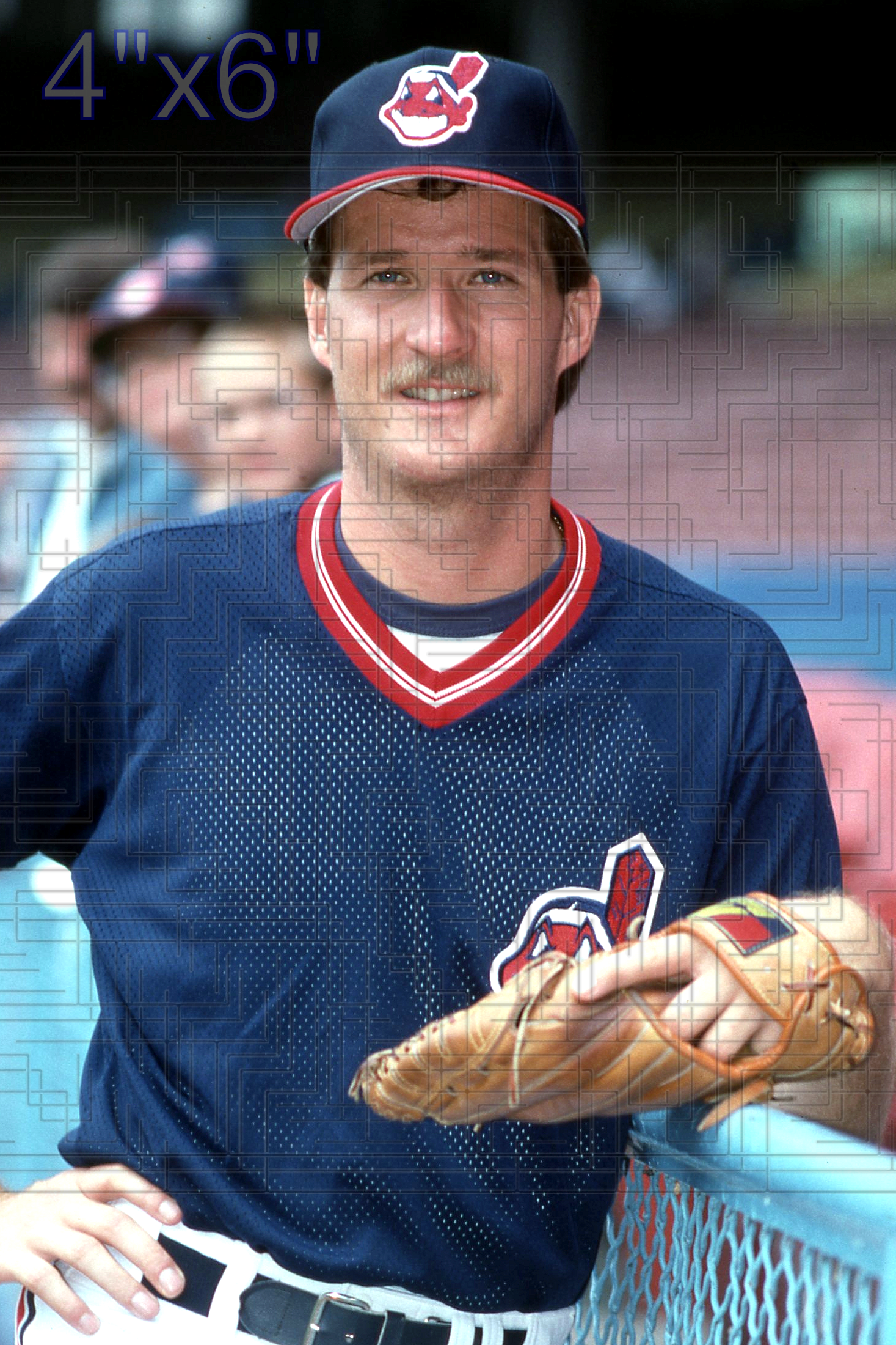 Reggie Ritter - 1987 Cleveland Indians - choose a size & style