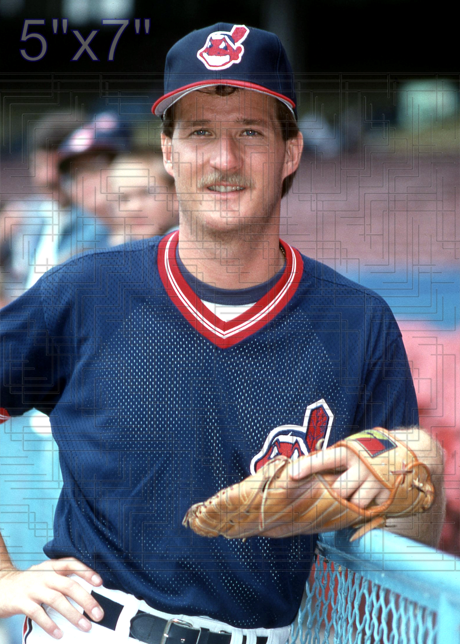 Reggie Ritter - 1987 Cleveland Indians - choose a size & style