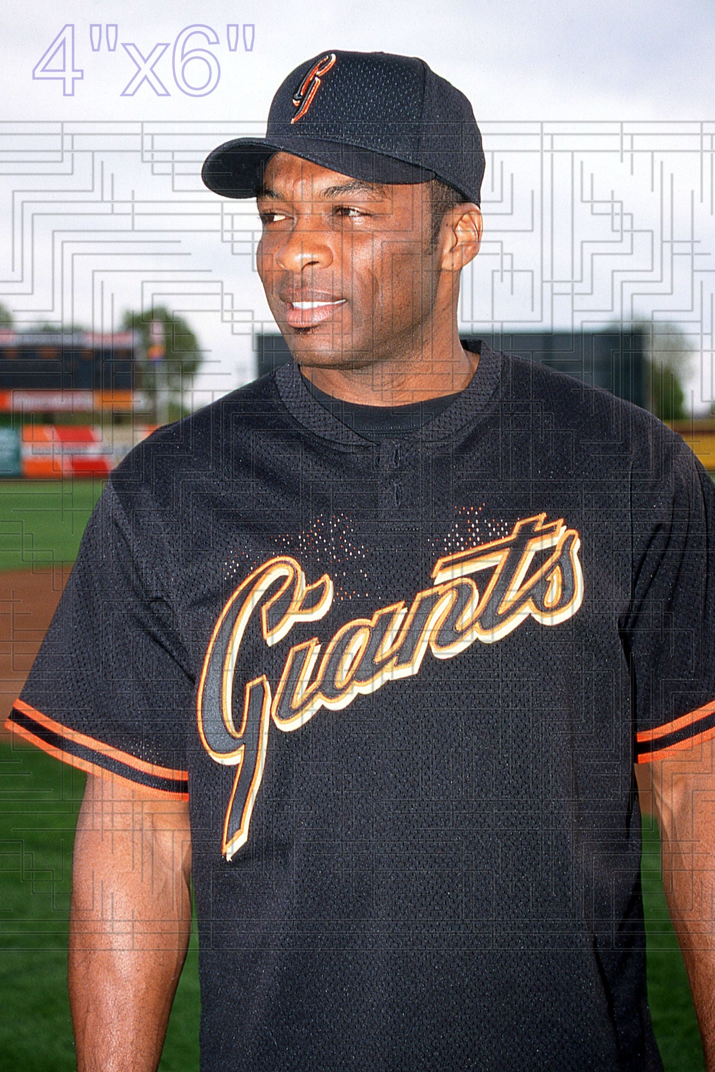 Reggie Sanders - 2002 San Francisco Giants - choose a size & style