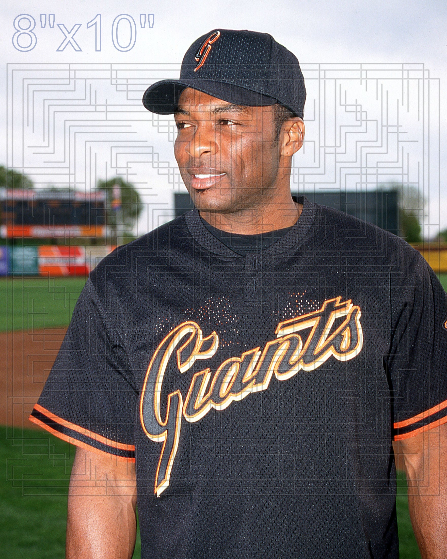 Reggie Sanders - 2002 San Francisco Giants - choose a size & style