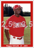 Reggie Taylor - 2001 Philadelphia Phillies - choose a size & style